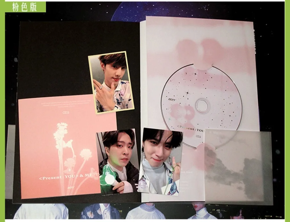 Подписанный GOT7 GOT 7 с автографом 3-й альбом Present: YOU& ME Edition CD+ photobook 122018