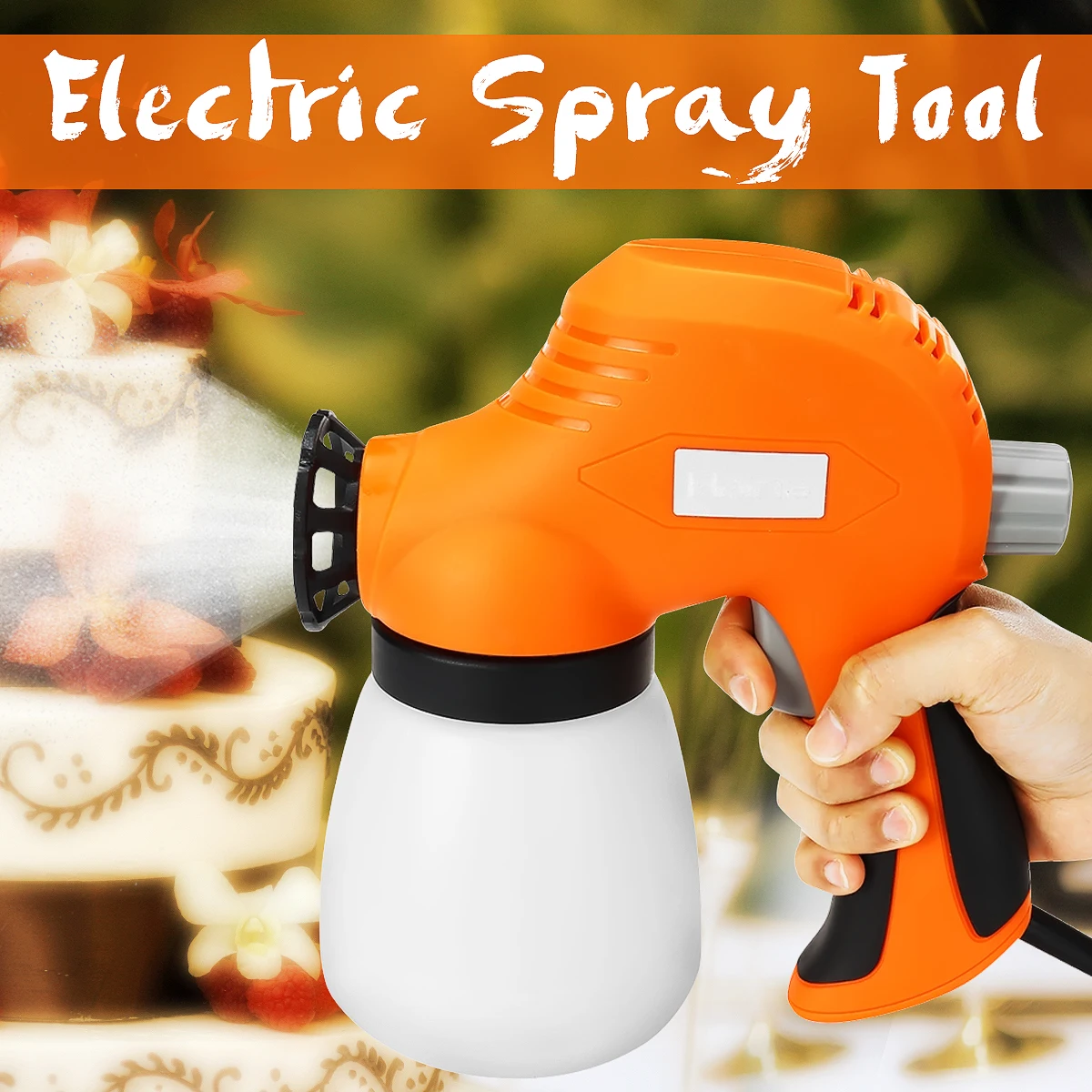 

60W Electric Paint Spray Hight Efficiency Painting Airless Sprayer Savings Coatings Pressure Sprinkling Can Rugged Use Security