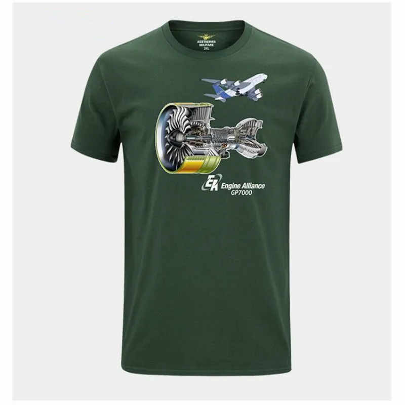 

New Model Summer BOEING 777 Pilot Agitation Brand Young Men And Women Lovers Pure Cotton Men's Short Sleeve T-Shirt Men Loose