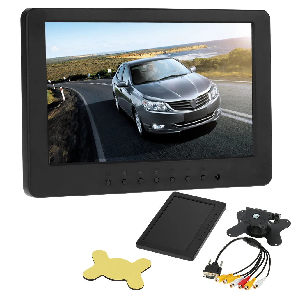 

KKMOON 7" TFT LCD Monitor Display 1024*600 VGA AV YUV Audio Video for PC DVD TV CCTV Monitors Car Monitor For BMW VW Audi Toyota
