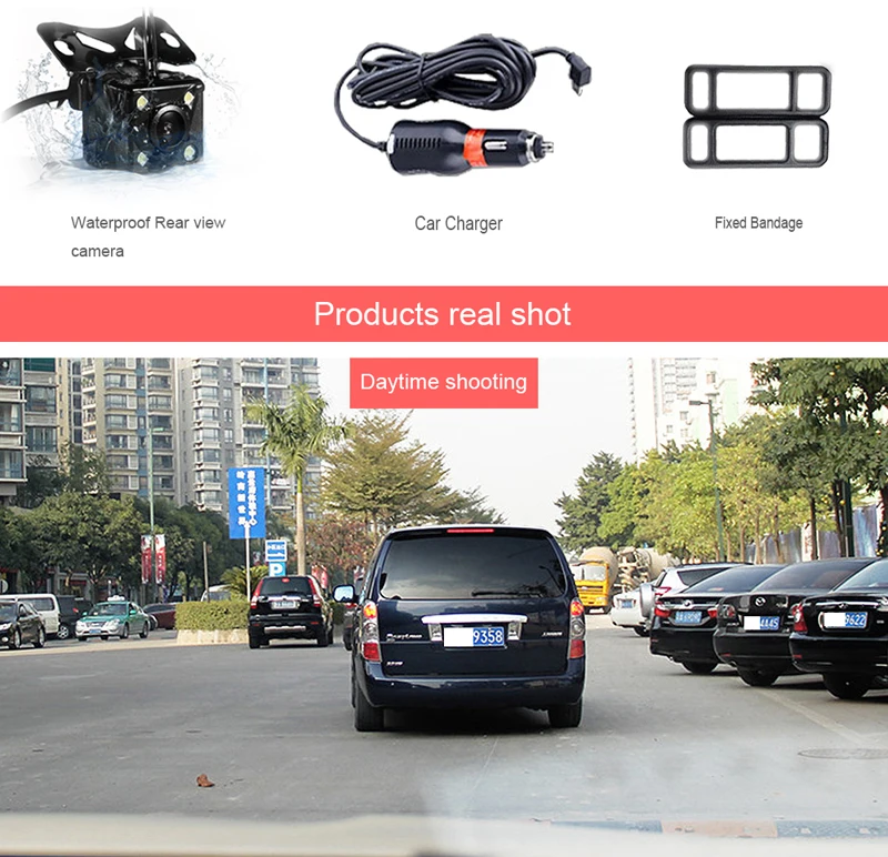 dash cam mirror car dvr mirror dual dash camera dual cameras mirror dashcam full hd dashcamera in car video camera full hd dvrs (13)