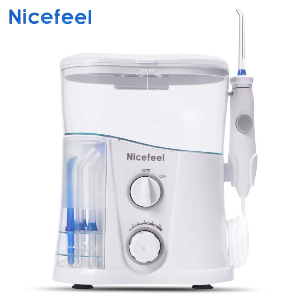 

Nicefeel FC188G Dental Water Jet Oral Care Teeth Irrigator Oral Hygiene Dental Water Flosser 1000ml Water Tank