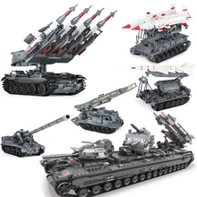 Xingbao 06004/05/01/07 Military Series T92 Tank SA-3 Tank Missile 8U218 Missile Building Blocks Bricks Toys for Children Adult Xingbao 06004/05/01/07 Military Series T92 Tank SA-3 Tank Missile 8U218 Missile Building Blocks Bricks Toys for Children Adult