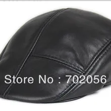 Газетчик берет натуральной кожи Стиль без каблука Кепки Hat декабря Cabbie Гэтсби 12 шт./лот#3115