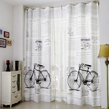 Льняные затемненные занавески на окна для гостиной 130*260 Европейский стиль роскошные велосипедные 3d занавески для спальни