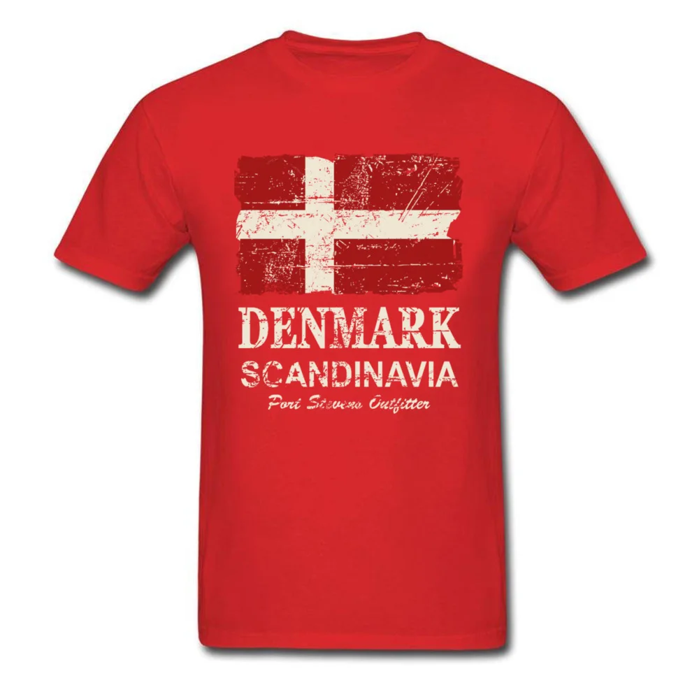 Vintage Denmark Flag_red