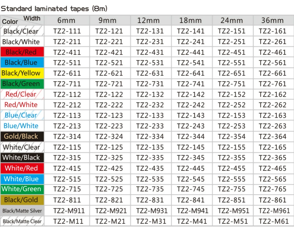 TZe-455 TZe 455 tapes for Brother -6