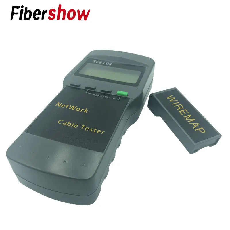 SC8108 Portable LCD Network Tester Meter&LAN Phone Cable Tester & Meter With LCD Display RJ45