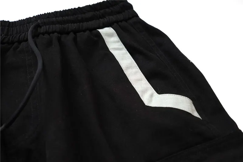 Color Block Multi Pockets Cargo Baggy Shorts 5