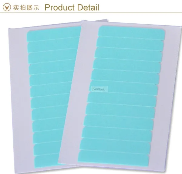 1 Sheet 12Pcs 4Cm*0.8Cm Water Proof Double Sided Tape Brazilian Indian Pu Hair Extension Keratin Wig Peruca Styling Tools 1 Tape (3)