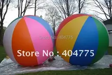 2m/6.7ft colorful inflatable beach ball for free shipping by express