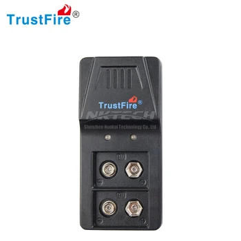 

9V MINI TrustFire Intelligent Fast Battery Charger Independent 2-Slots Micro USB Charging Cable For Li-ion Ni-MH 6F22 Batteries