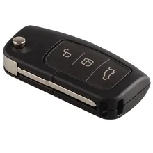 Mayitr 433MHZ 4D63 Chip Folding Flip Keyless Remote Key Fob Case 3 Buttons Flip for Ford Focus Mondeo C Max S Max Galaxy Fiesta