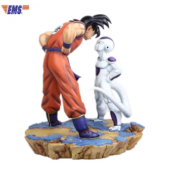 

Anime Dragon Ball Z Son Goku First Meeting Frieza Looking At The Scenes GK Resin Statue Action Figure Model Giocattolo G2536