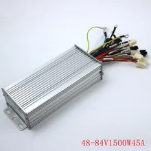 GREENTIME 15 Mosfet 48-84 в 1500 Вт 45Amax двухрежимный датчик/датчик бесщеточный контроллер двигателя постоянного тока для электрического велосипеда