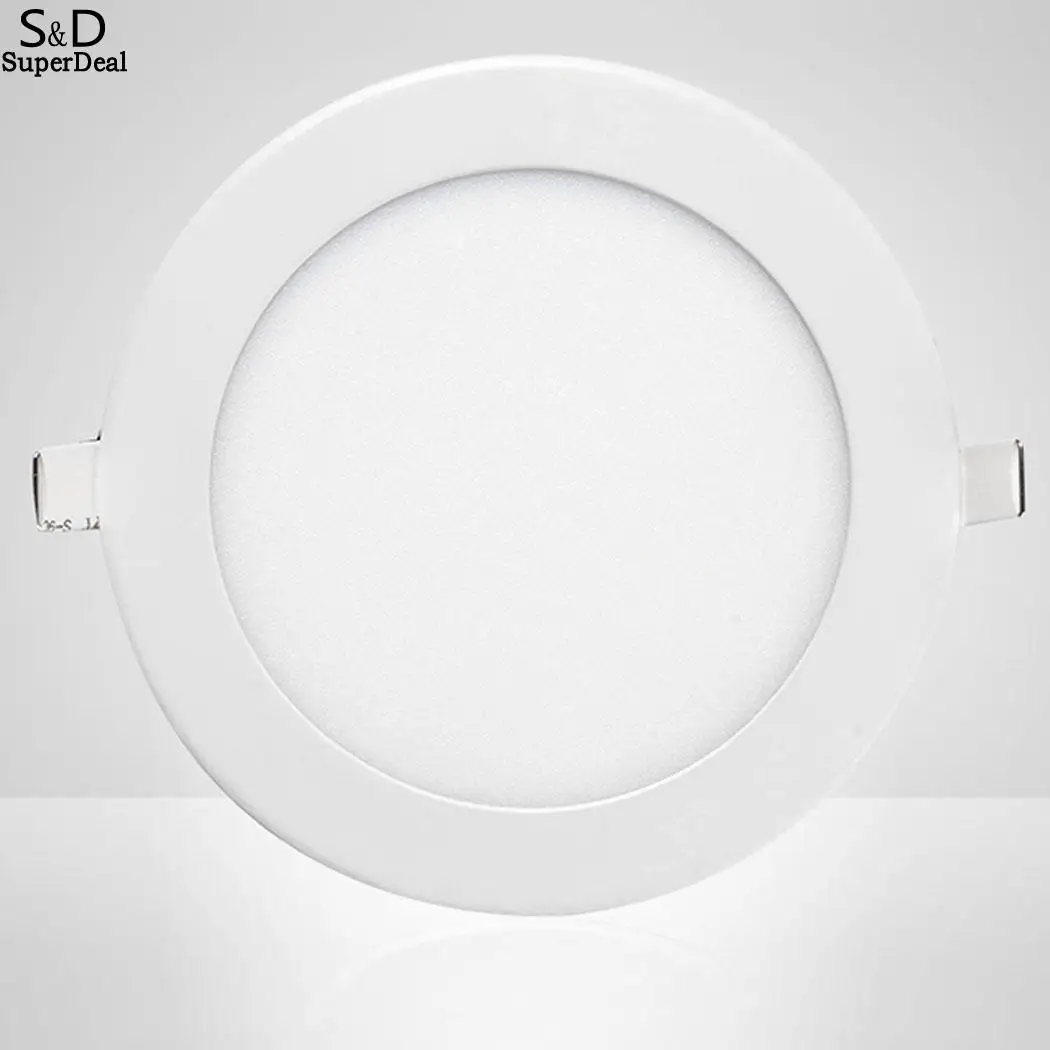 

Dimmable Ultra-thin Round Recessed LED Ceiling Lights for Home Office Lighting