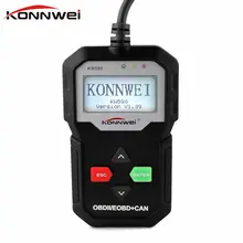 100% Original OBD2 ODB 2 Automotive Scanner KONNWEI KW590 Multi-languages Full OBDII Function Auto Diagnostic Scanner for Car