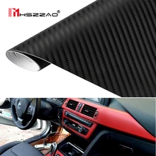127cm x 30cm 3D 3M Auto Carbon Fiber folia winylowa Carbon Car Wrap arkusz rolki Film papier motocykl samochód naklejki naklejka Car Styling