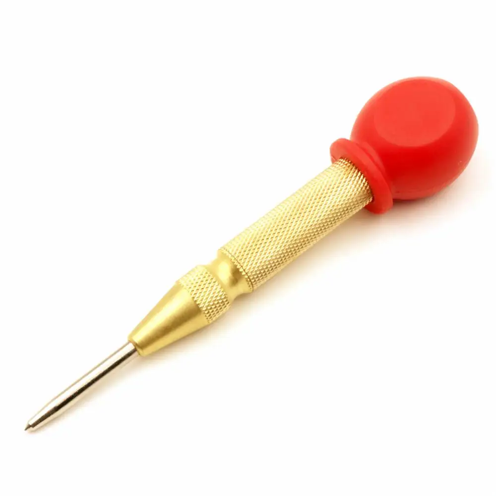 

1pc Automatic Center Punch Spring Loaded Marking Starting Holes Tool Wood Press Dent Marker Woodwork Tool Drill Bit Length 130mm