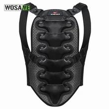 Двойные защитные накладки для мотоцикла/велосипеда, поддержка спины для мужчин и женщин, защитные съемные безопасные дышащие спортивные аксессуары