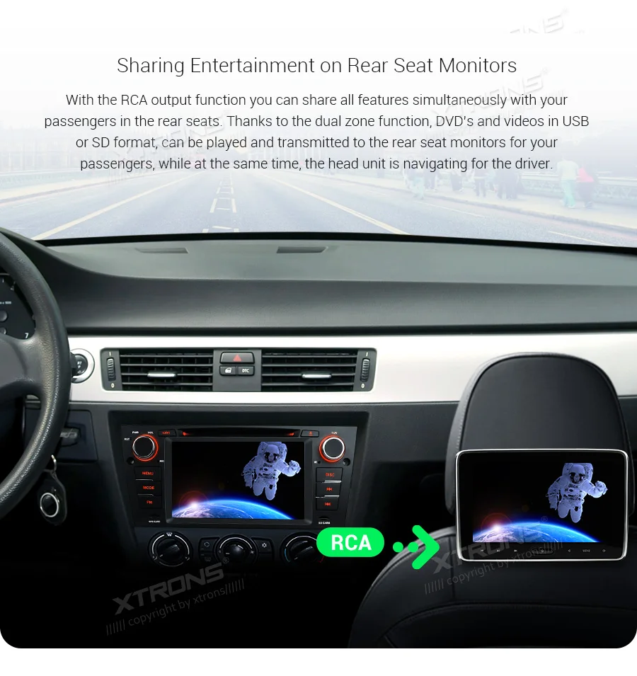 Perfect XTRONS Android 9.0 Radio Car Multimedia Stereo Player for BMW E90 Sedan E91 Touring 2005 2006 2007 2008 2009 2010 2011 2012 E92 8