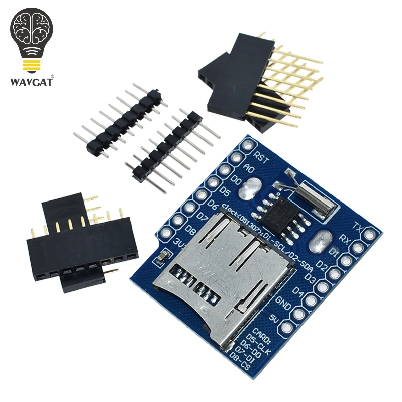 В режиме реального времени часы журнал данных щит регистратора для Micro SD WeMos WIFI D1