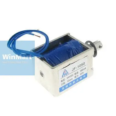 Push Type Linear Motion 10mm 60N Solenoid Electromagnet DC 24V 360mA | Обустройство дома