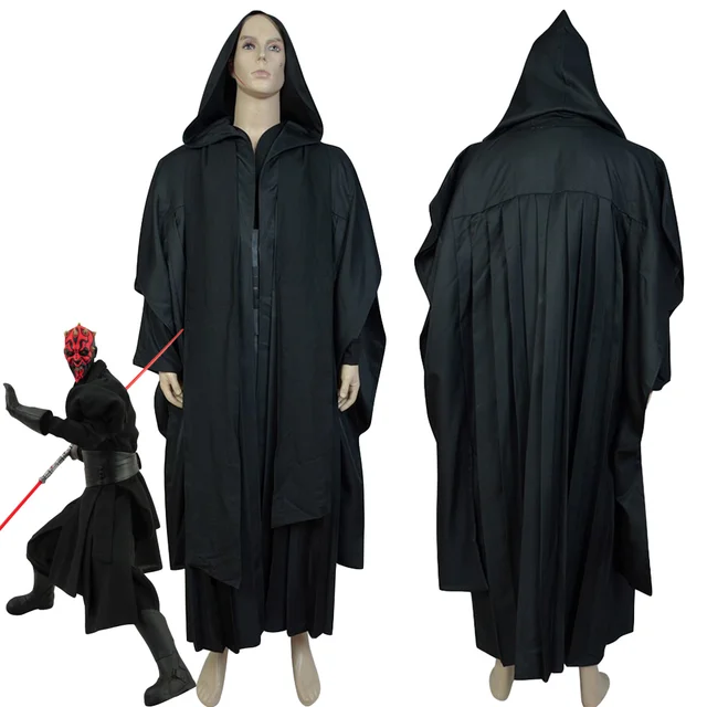 star wars sith lord darth maul cosplay costume tunic robe cloak