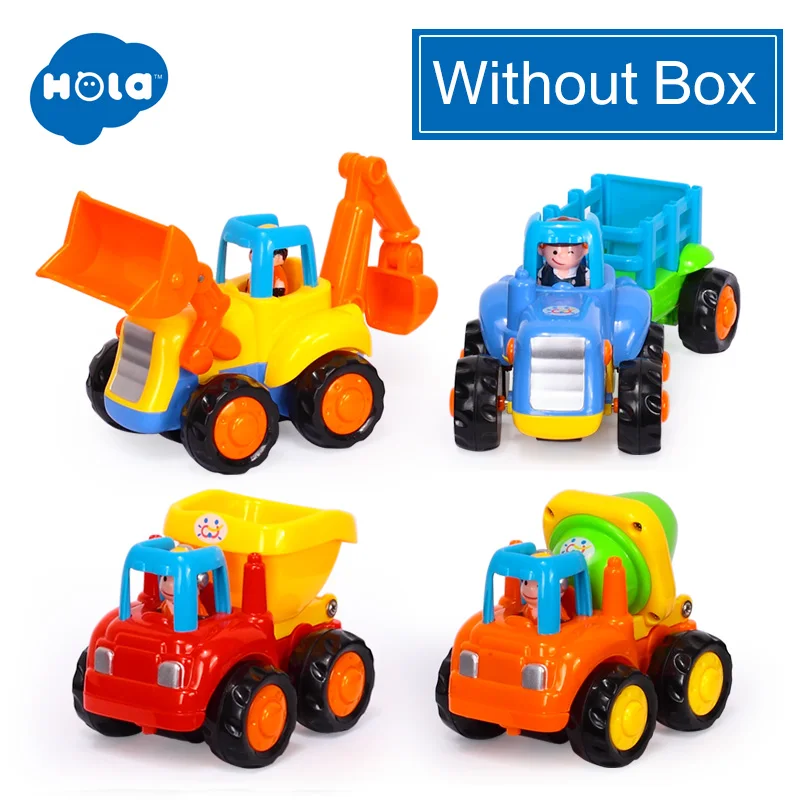 Детские инерционные машинки(набор из 4 шт.) производства Huile Toys - Цвет: WITHOUT BOX