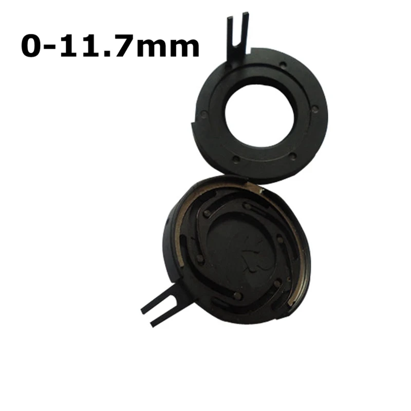 

0-11.7 mm Amplifying Diameter Zoom Optical Iris Diaphragm Aperture Condenser 6 Blades for Digital Camera Microscope Adapter
