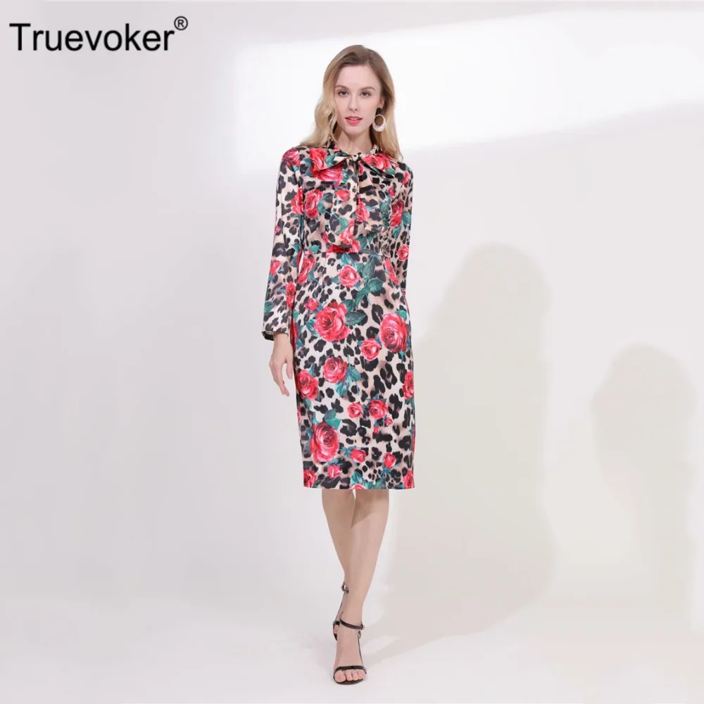 Truevoker Spring Designer Robe Femme Ete Women's High Quality Long