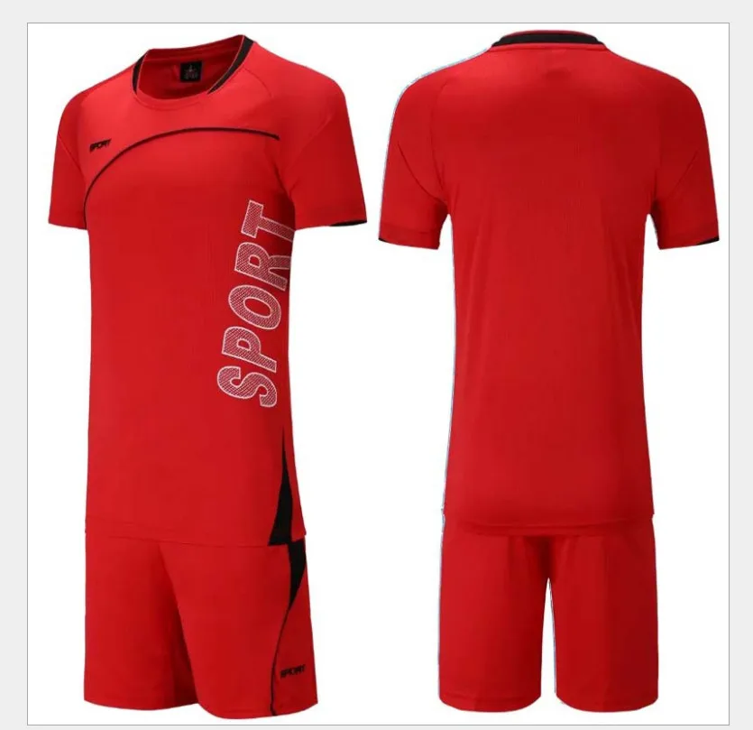 

Football clothing suit male adult team clothing football clothing short sleeve football training clothing authentic wholesale 7