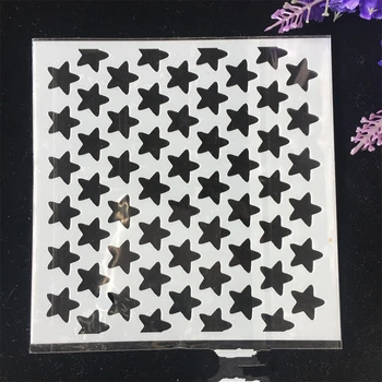 

1Pcs 13cm Star Texture DIY Craft Layering Stencils Wall Painting Scrapbooking Stamping Embossing Album Card Template