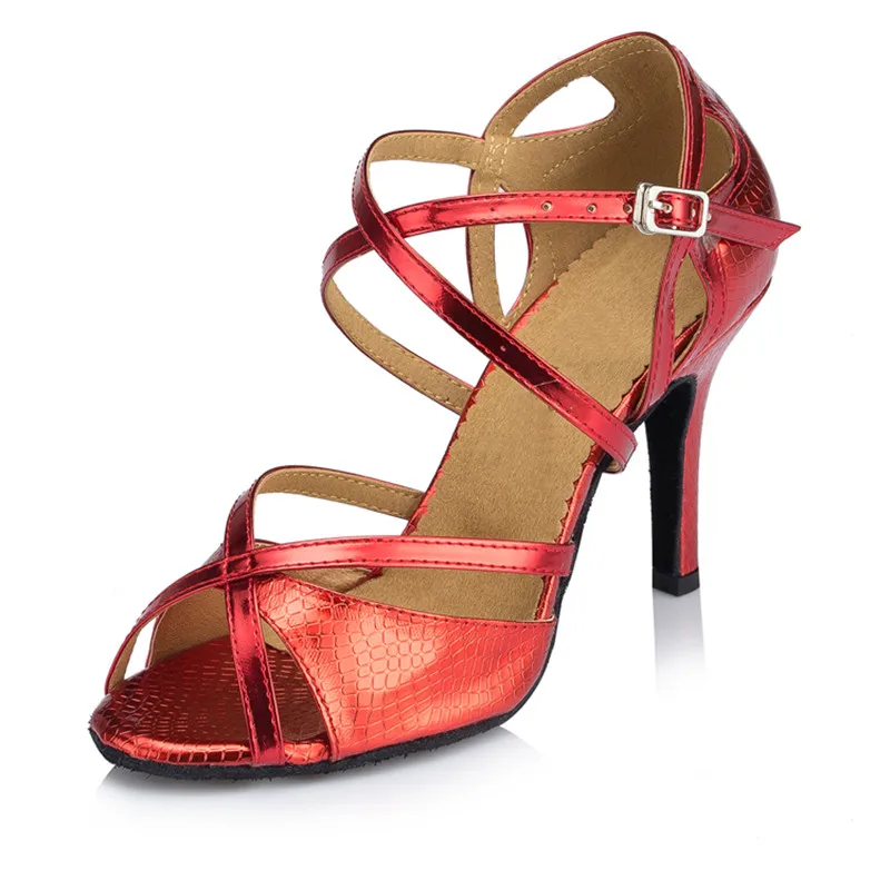 Professional Ladies Women Tango Salsa Ballroom Latin Dance Shoes with Suede Sole 2.36 3 4 Inch Heels