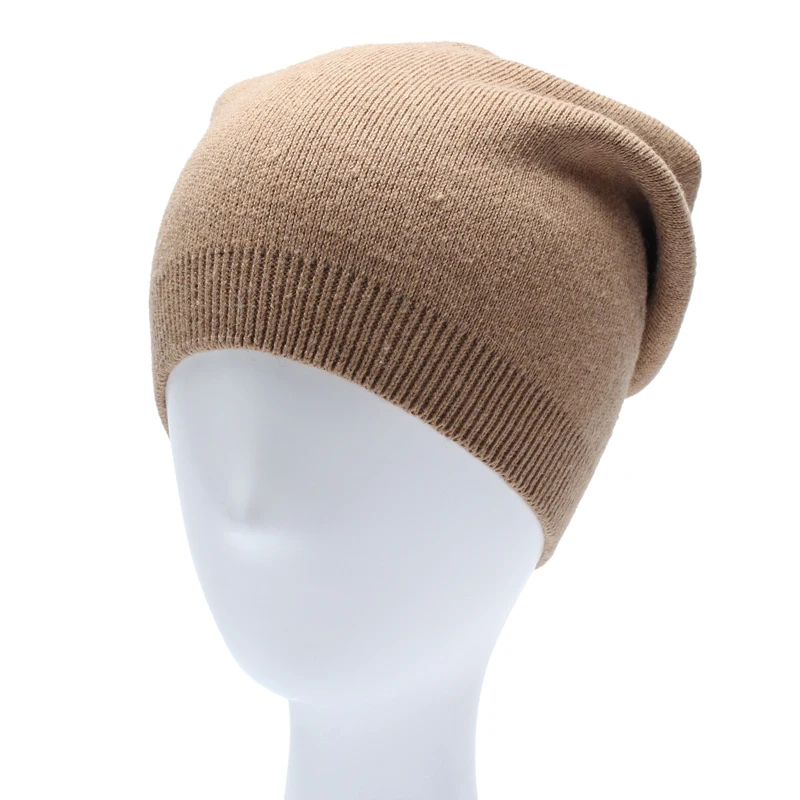 

2017 Autumn Winter New Beanies For Women Knitted Hats Casual Solid Color Skullies Female Casqueete