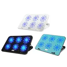Охладитель для ноутбука ICE COOREL A9 2 USB 6 охлаждающий вентилятор 12-17 дюймов подставка для ноутбука