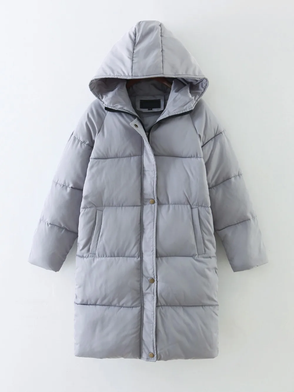 Mode Hiver Veste Femelle Manteau gris Longue Manteaux Femmes Noir Pour Parkas Outwear Colly D'hiver Coton Lisa 4w75Fa