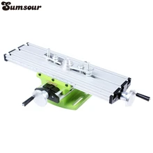 Скамья тиски для сверления фрезерный станок мини Многофункциональный Крест Рабочий стол тиски механические инструменты