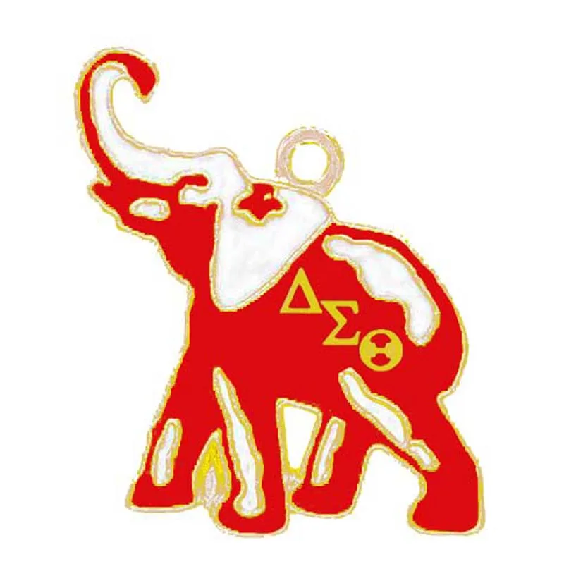 

Greek Sorority DST DELTA SIGMA THETA Letter Elephant DIY Charm
