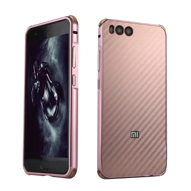 Роскошные Гибридный чехол для xiaomi mi 6 жесткого углеродного волокна Coque металлический бампер+ PC защитный чехол для xiaomi mi6 телефон оболочки