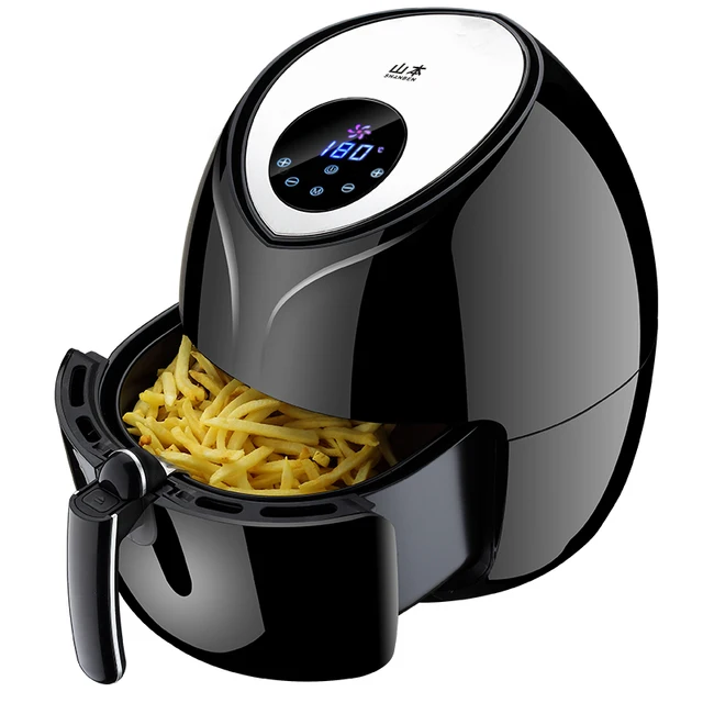220V/1700W Multifunction LCD 5.5L Electric Deep Fryer Intelligent Non