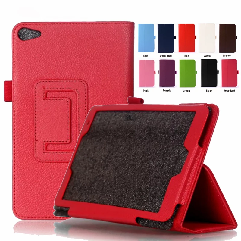

KiKiss 7 Inch Stand Leather Protective Tablet Case Only For Huawei MediaPad M2 Lite 7.0 PLE-703L / T2 7.0 Pro Flip Fashion Cases