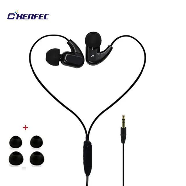 US $5.81 Hot Sale High Quality Wired Earphone 1.2m with Mic 3.5mm In-Ear Stereo Earphones for iPhone iPod MP