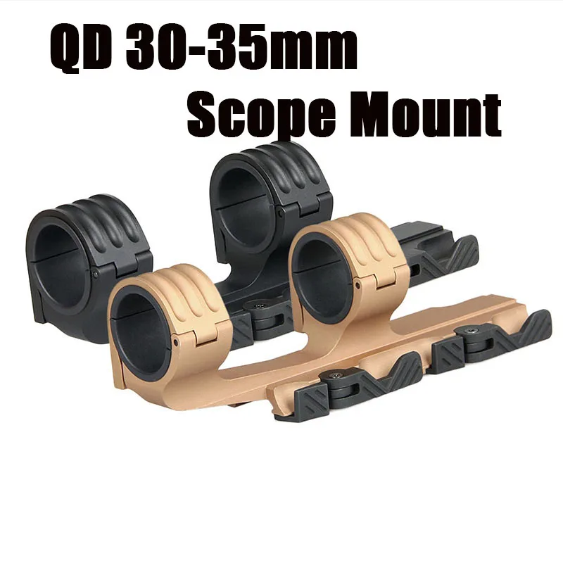Tactical QD 30 35MM 38MM Center Height Scope Mount Fits 21.2MM Picatinny Rail OS24 0164in Scope