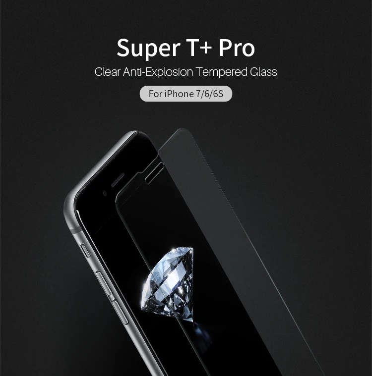 bilder für Nillkin super t + pro klar gehärtetem glas film für iphone 6 6s 7 4,7 zoll 3d touch 0,15mm displayschutzfolie für iphone 6s 6 7 bilder für Nillkin super t + pro klar gehärtetem glas film für iphone 6 6s 7 4,7 zoll 3d touch 0,15mm displayschutzfolie für iphone 6s 6 7