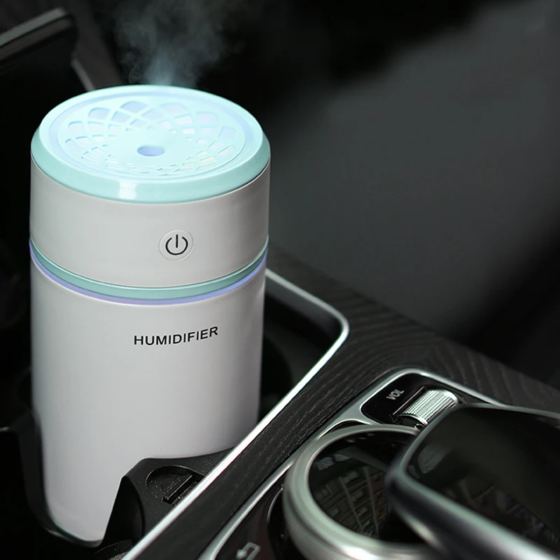 Creative Pulling Humidifier Mini Humidifiers LED Night Light Aroma Essential Oil Diffuser USB Fogger Car Air freshener