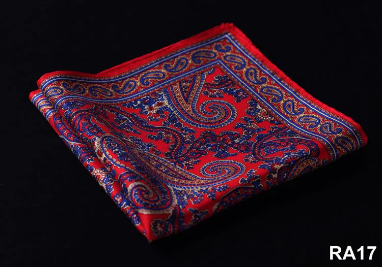 RA17 HN10R Red Navy Blue Paisley 35cm