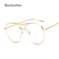 Badtemper классические винтажные круглые очки женщины мужчины металлические очки кадр Брендовая Дизайнерская обувь негабаритных