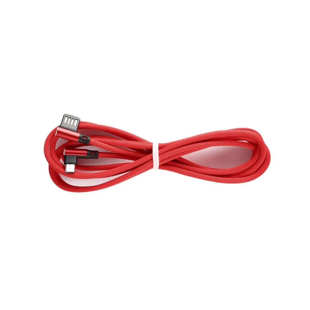 2 м двойной локоть Micro USB кабель для передачи данных для Android/type-C провод для быстрой зарядки зарядное устройство через Micro USB