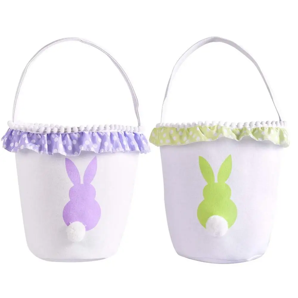 Корзина в форме кролика сумка пушистый хвост холст хлопок кролик Индивидуальная